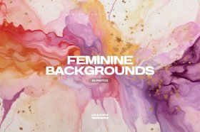 Feminine Backgrounds Collection