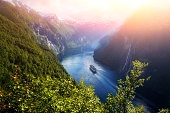 Breathtaking view of Sunnylvsfjorden fjord